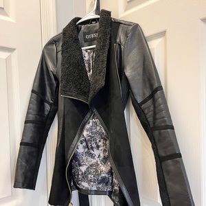 Guess leather Jacket with belt